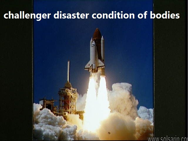 challenger disaster condition of bodies