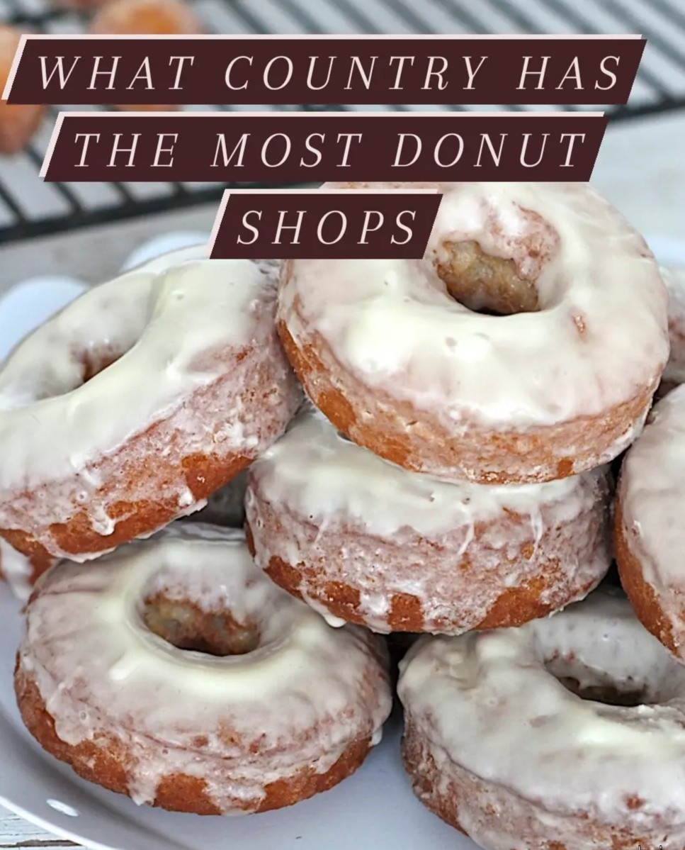 what country has the most donut shops