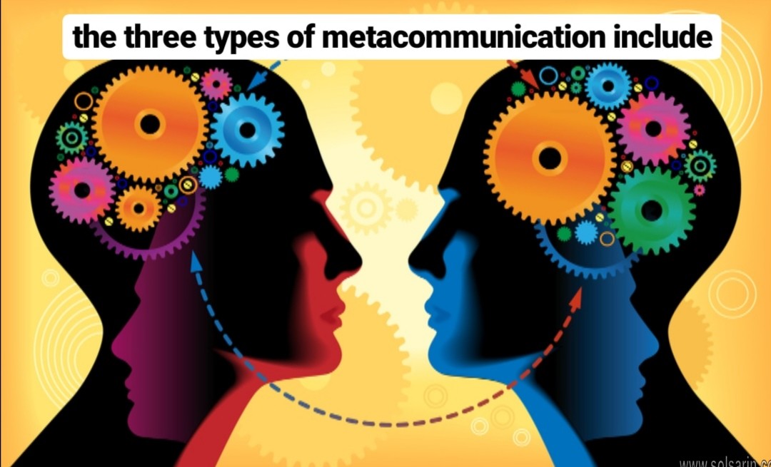 the three types of metacommunication include
