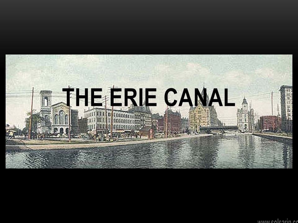 what was one effect of the erie canal?