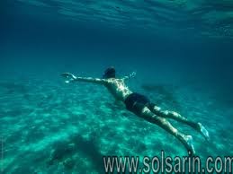 swimming in the mediterranean sea
