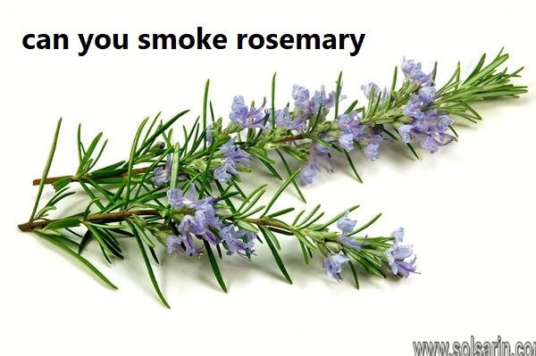 can you smoke rosemary