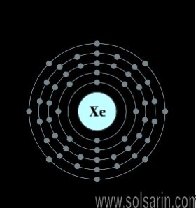 how many electrons does xenon have