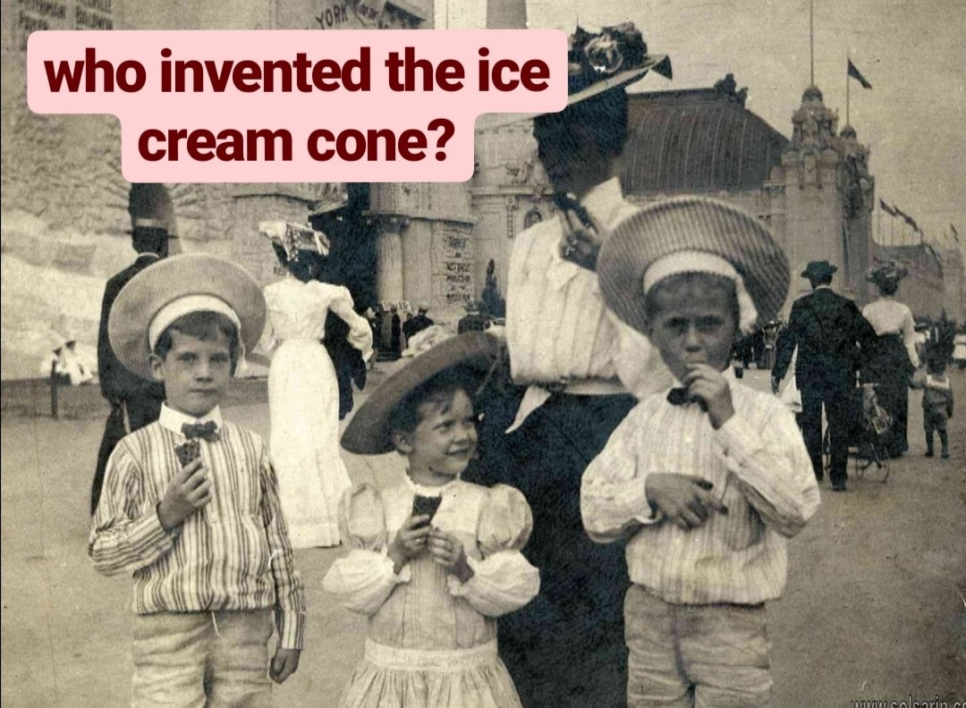 who invented the ice cream cone?