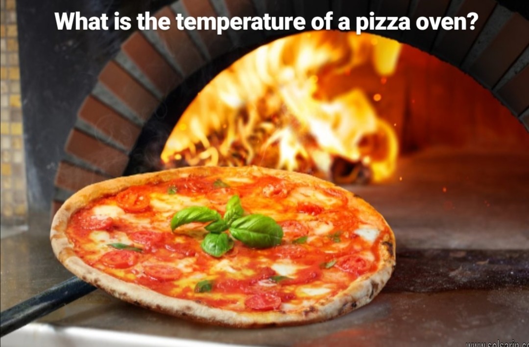 what is the temperature of a pizza oven?