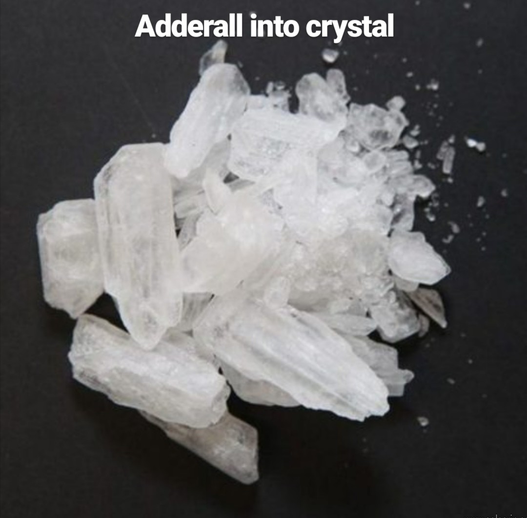 adderall into crystal