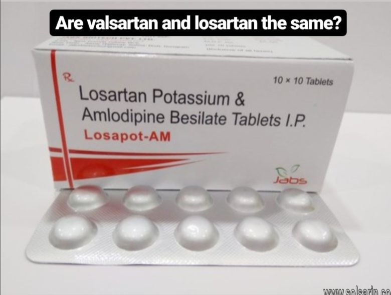 are valsartan and losartan the same