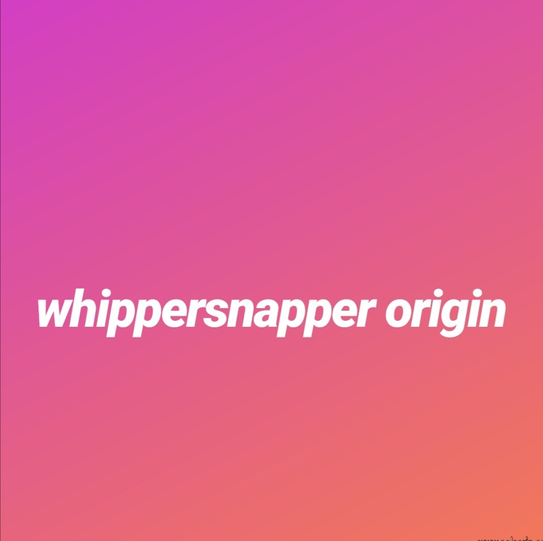 whippersnapper origin