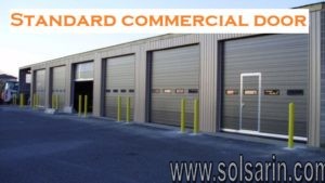 Standard commercial door