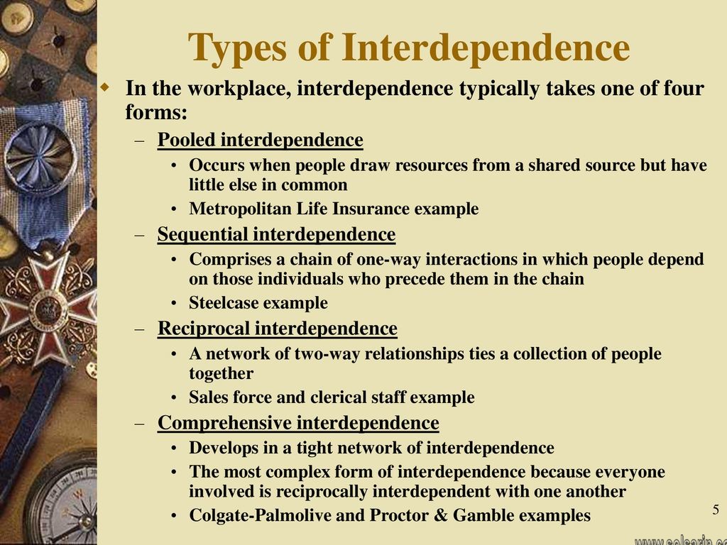 pooled interdependence