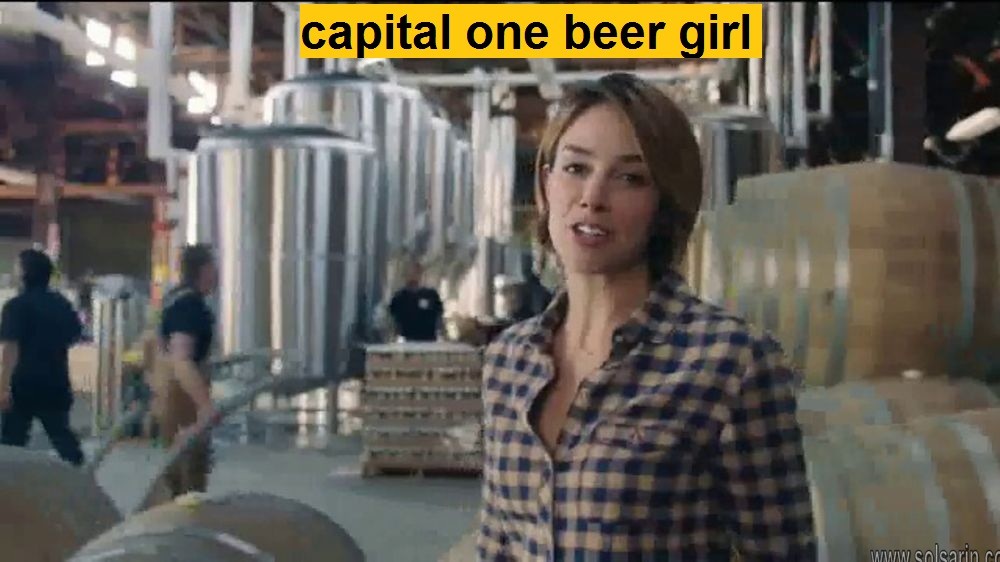 capital one beer girl