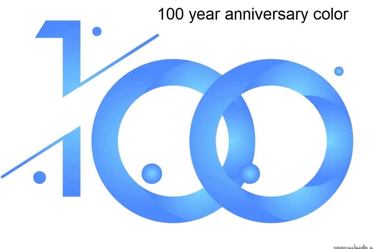 100 year anniversary color