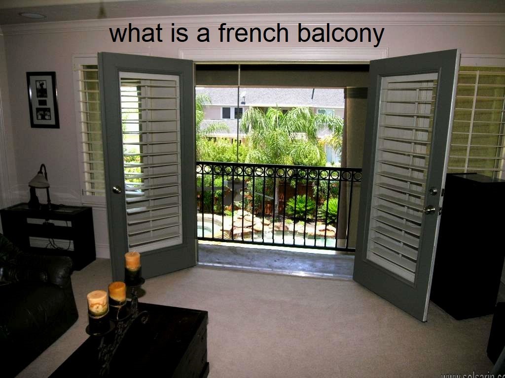 what is a french balcony