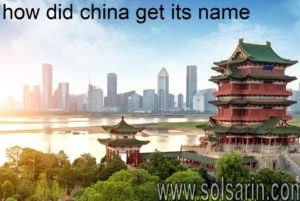 how did china get its name