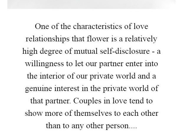 characteristics of love