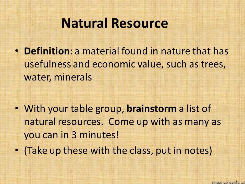 material resources definition