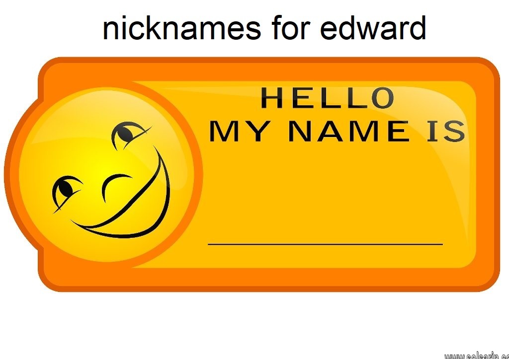 nicknames for edward