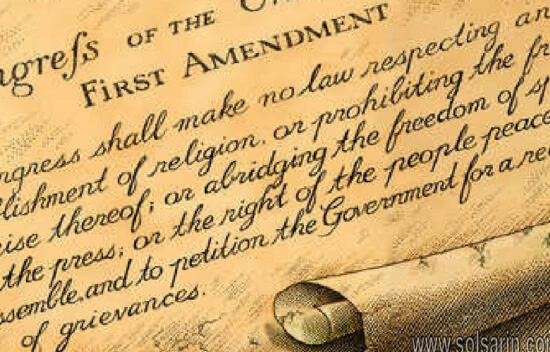 freedoms in the first amendment
