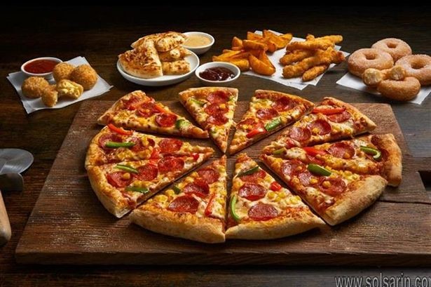 Domino pizza large feed several
