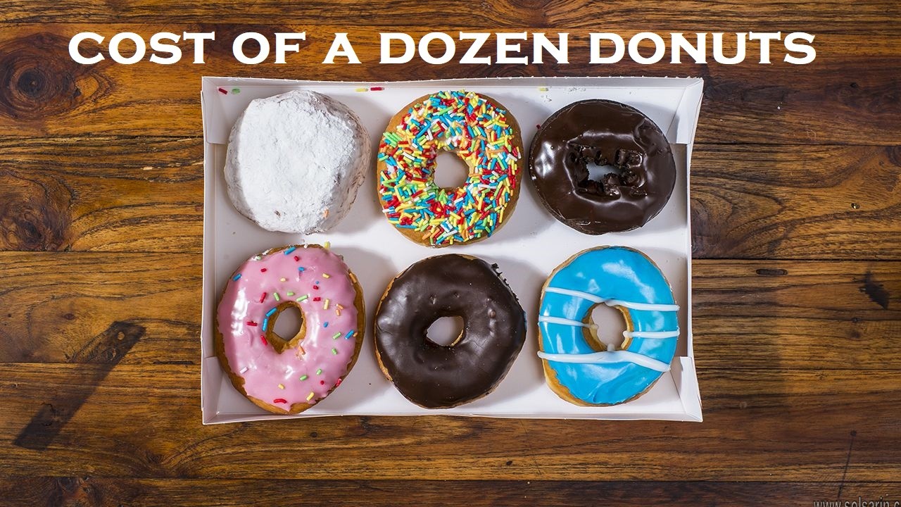cost of a dozen donuts