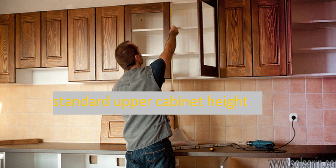 Standard Upper Cabinet Height Perfect, How Deep Are Standard Upper Cabinets