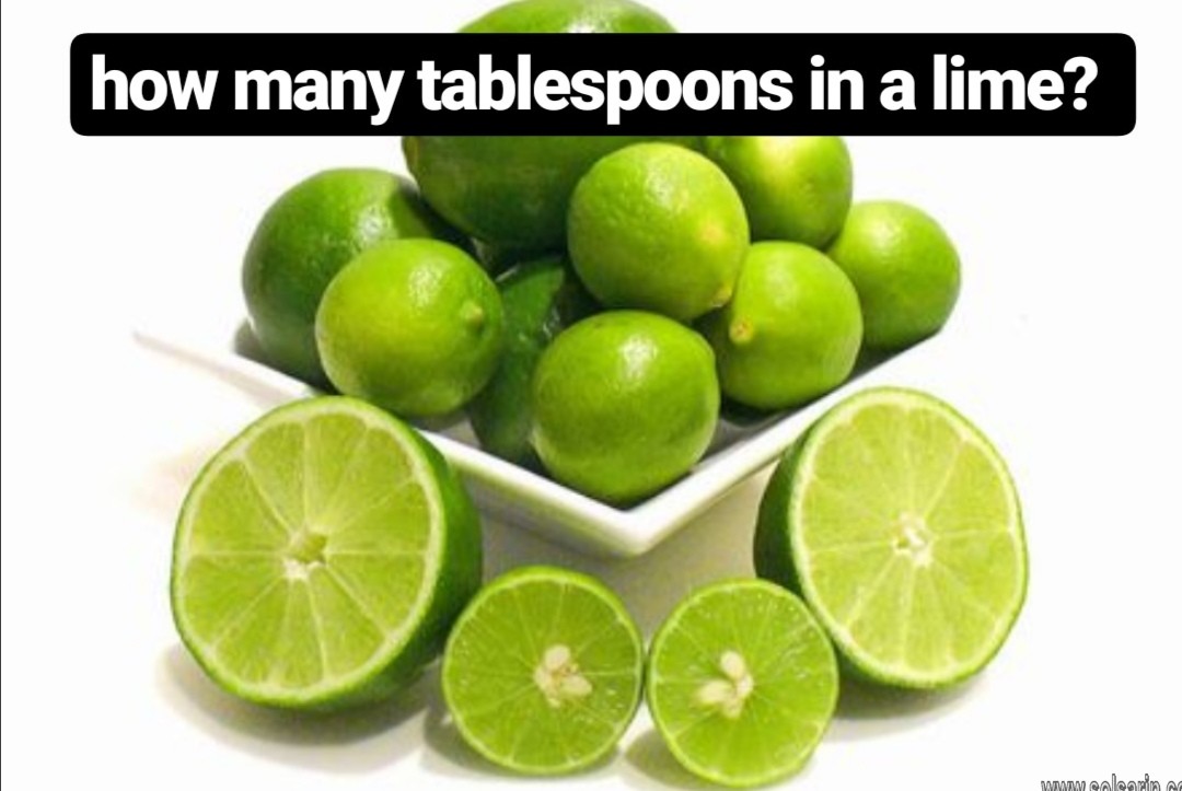how many tablespoons in a lime