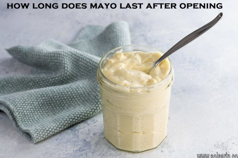 how long does mayo last after opening