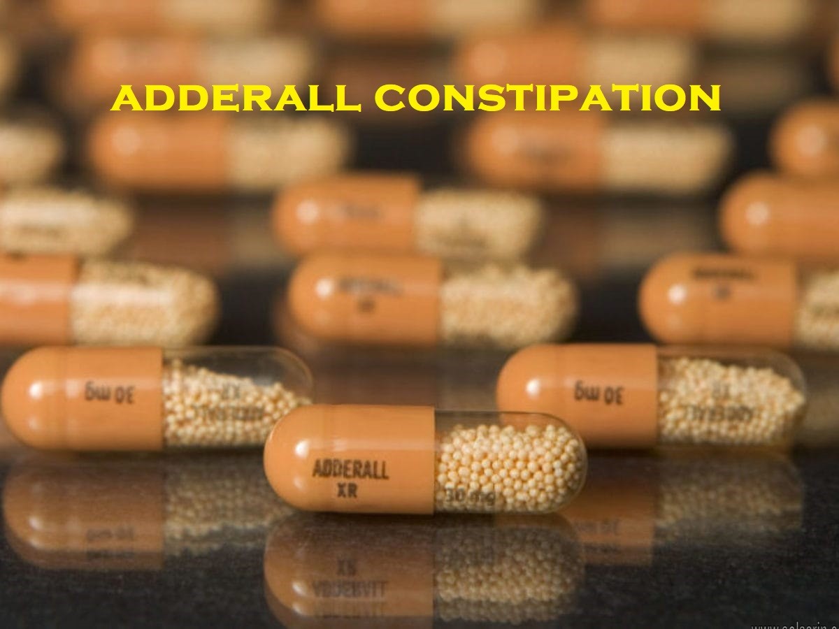 adderall constipation