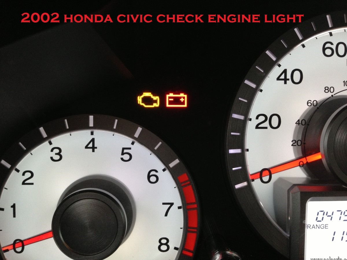 2002 honda civic check engine light