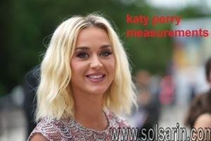 katy perry measurements