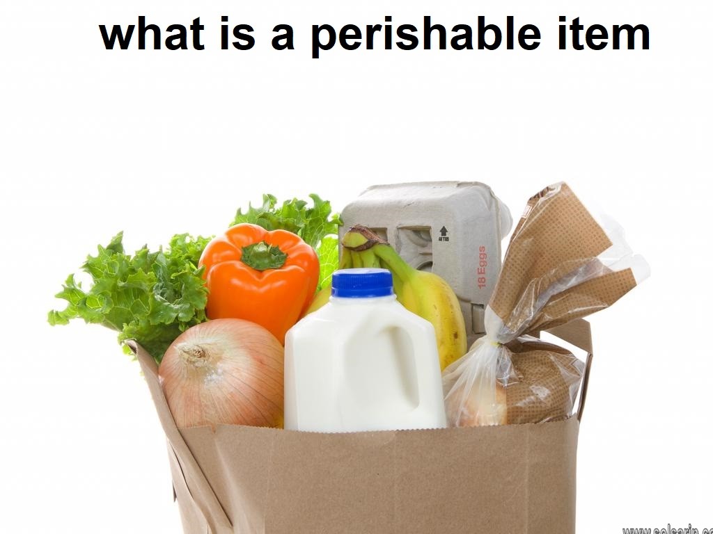 what is a perishable item