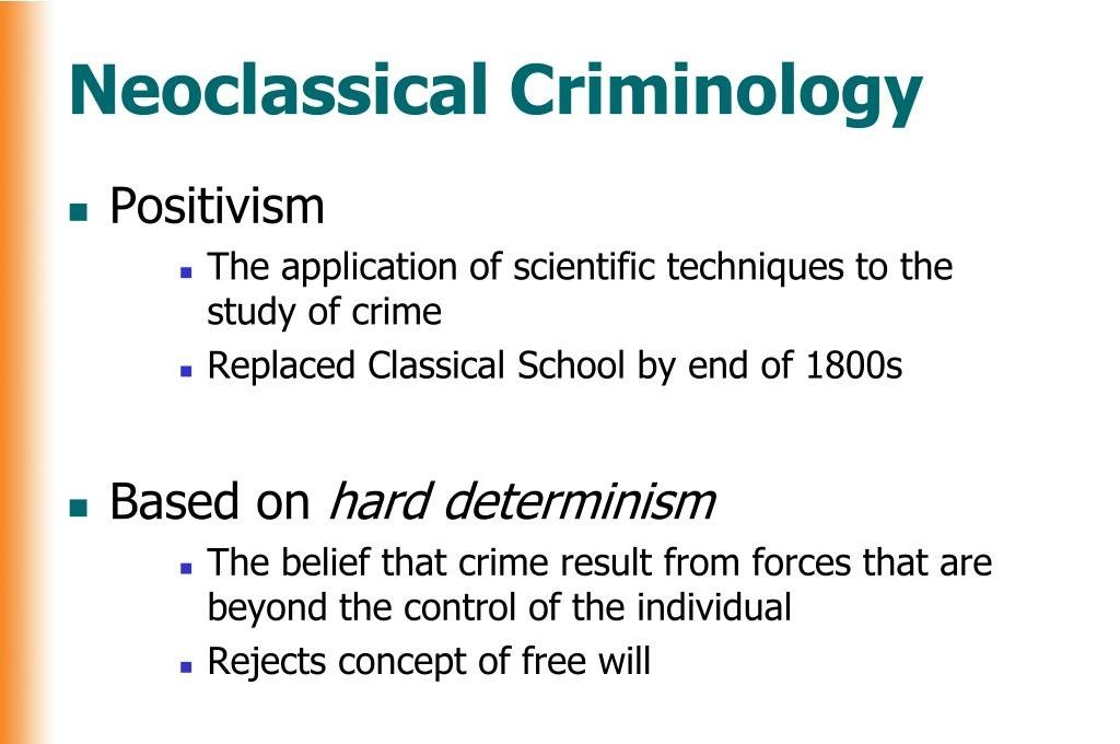 neoclassical criminology