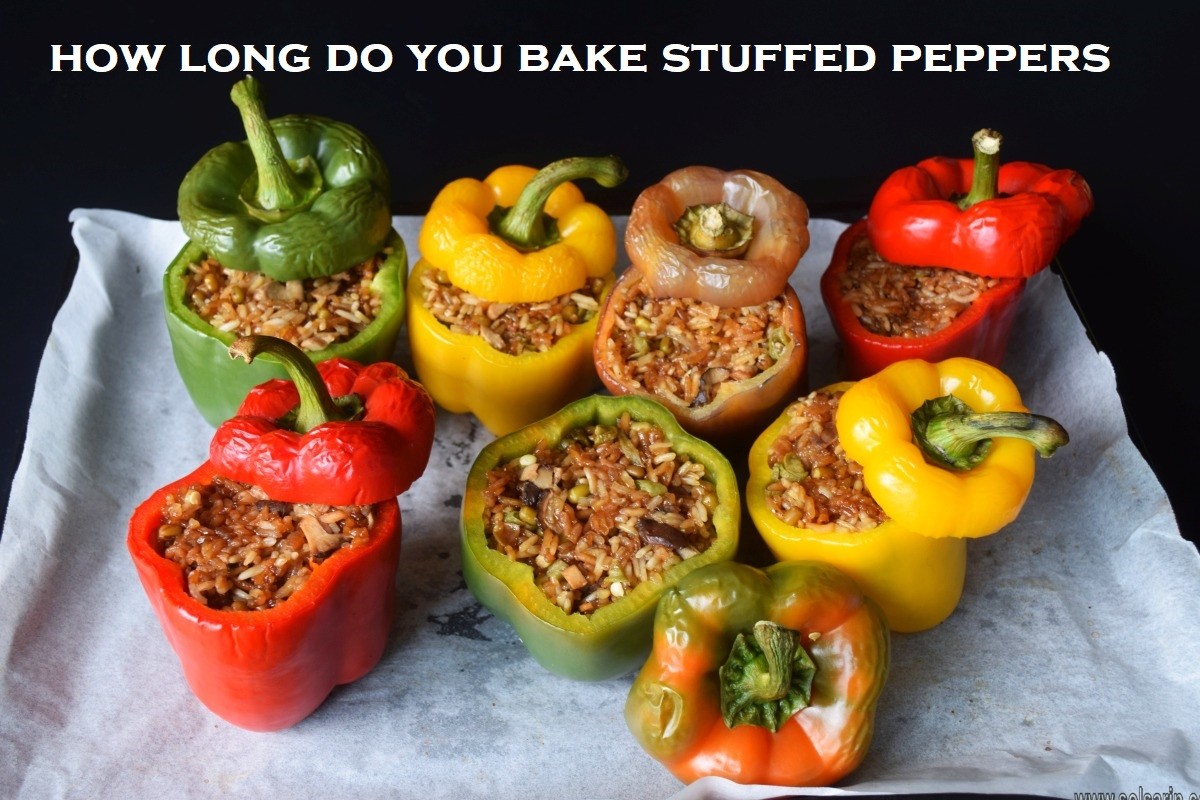 how long do you bake stuffed peppers