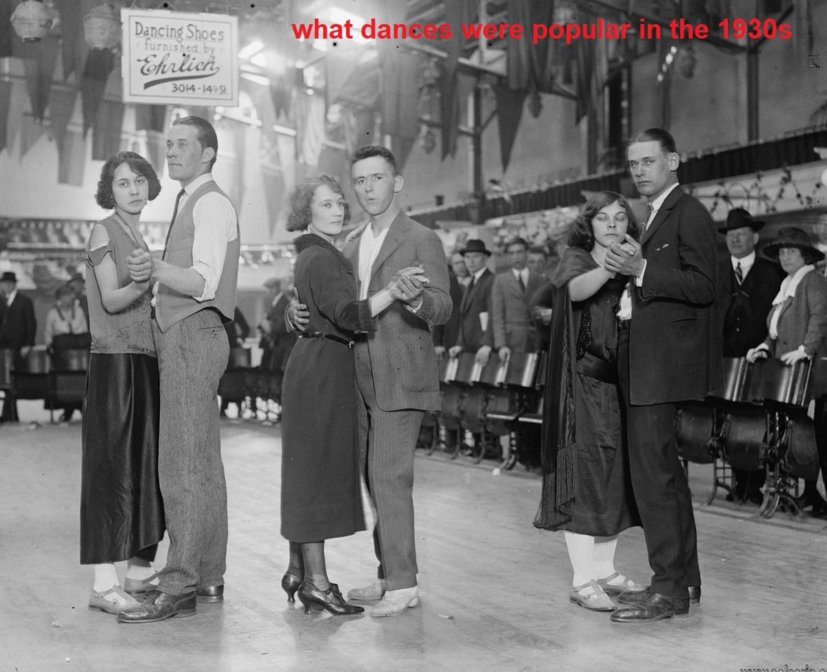 what dances were popular in the 1930s