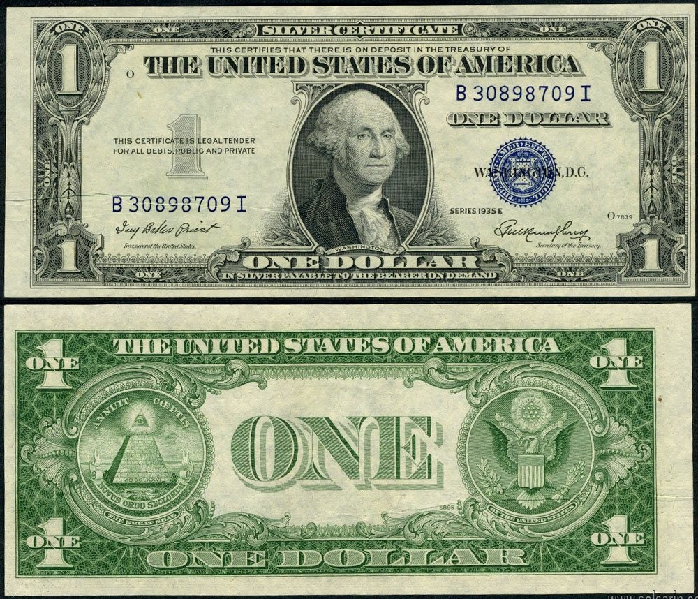silver certificate dollar value