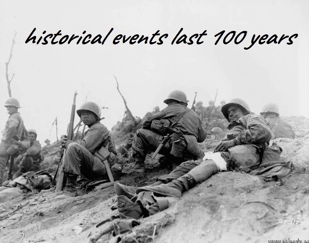 historical events last 100 years