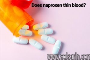does naproxen thin blood