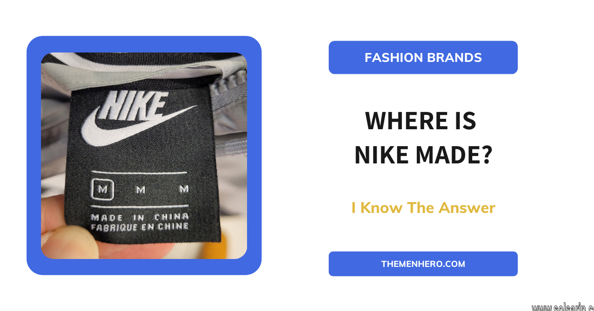 where are nike shoes manufactured