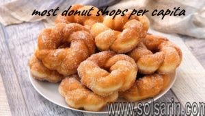 most donut shops per capita