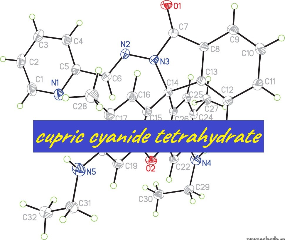 cupric cyanide tetrahydrate