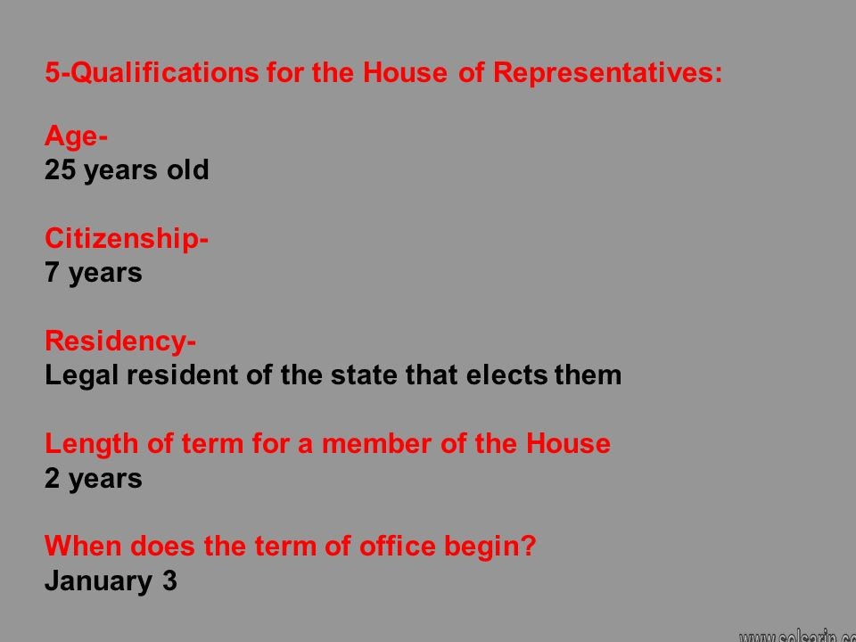 term length for house of representatives