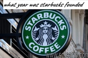 what year was starbucks founded