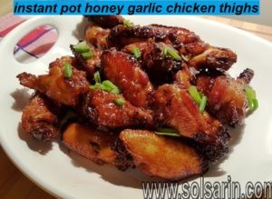 instant pot honey garlic chicken thighs
