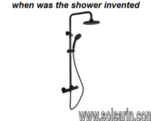 when was the shower invented