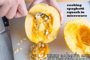 cooking spaghetti squash in microwave