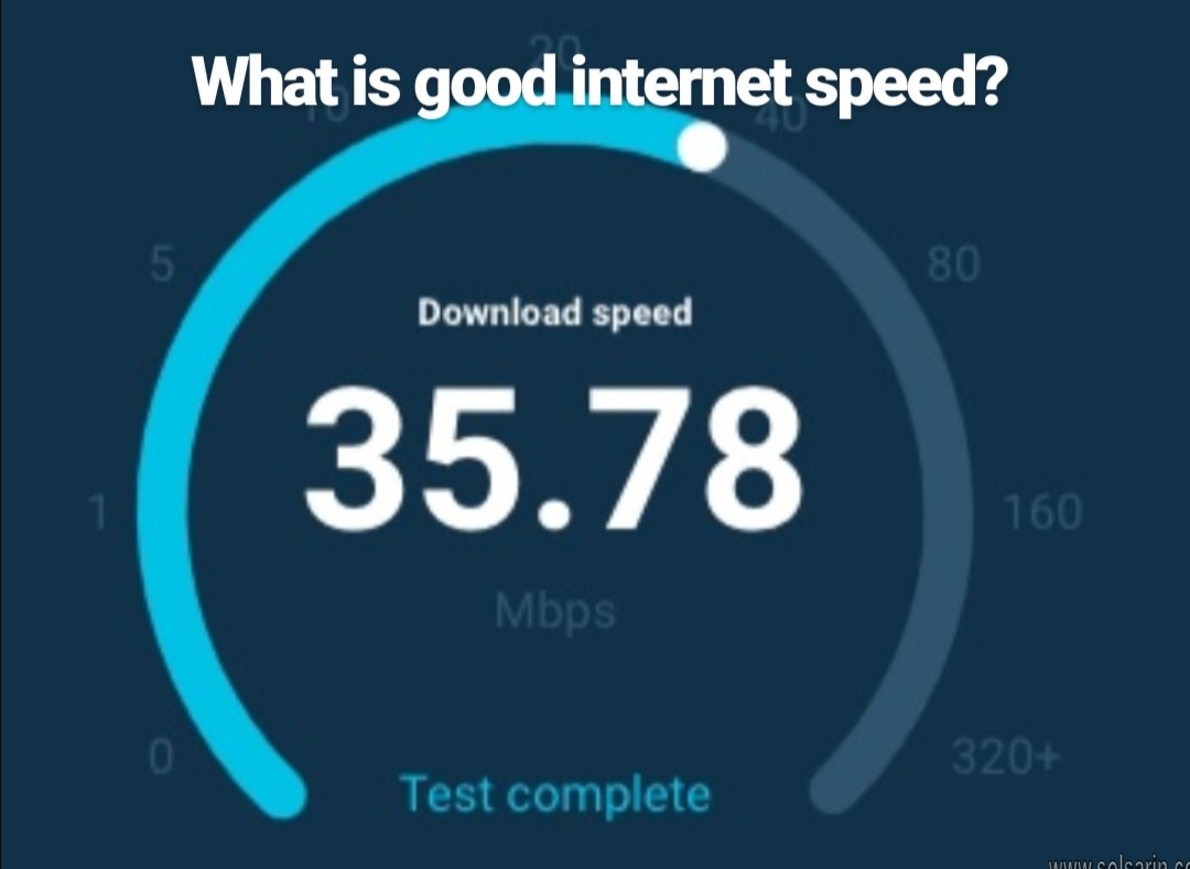 what is good internet speed