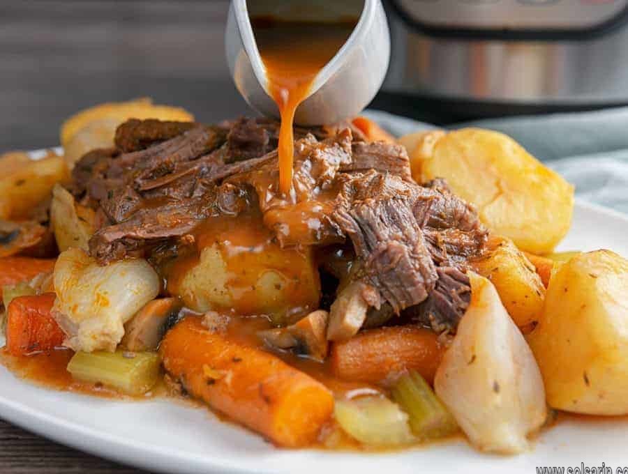 instant pot eye of round roast with potatoes and carrots