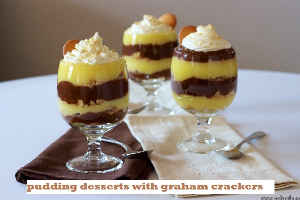pudding desserts with graham crackers