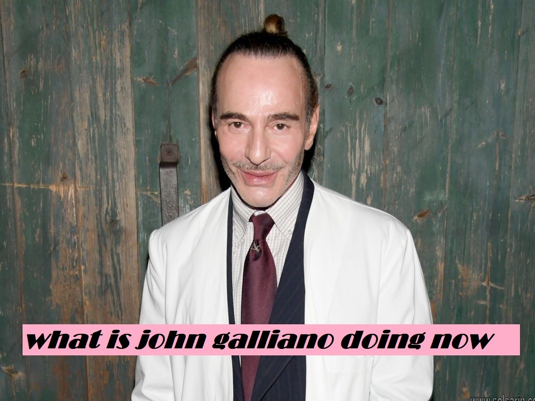 what is john galliano doing now