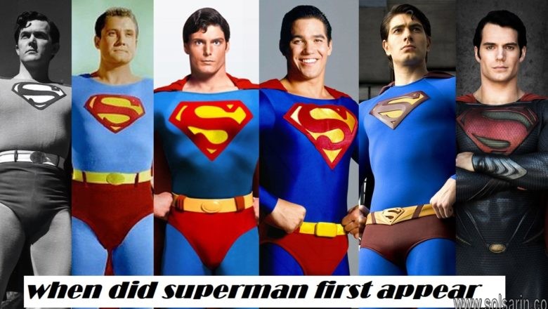when did superman first appear